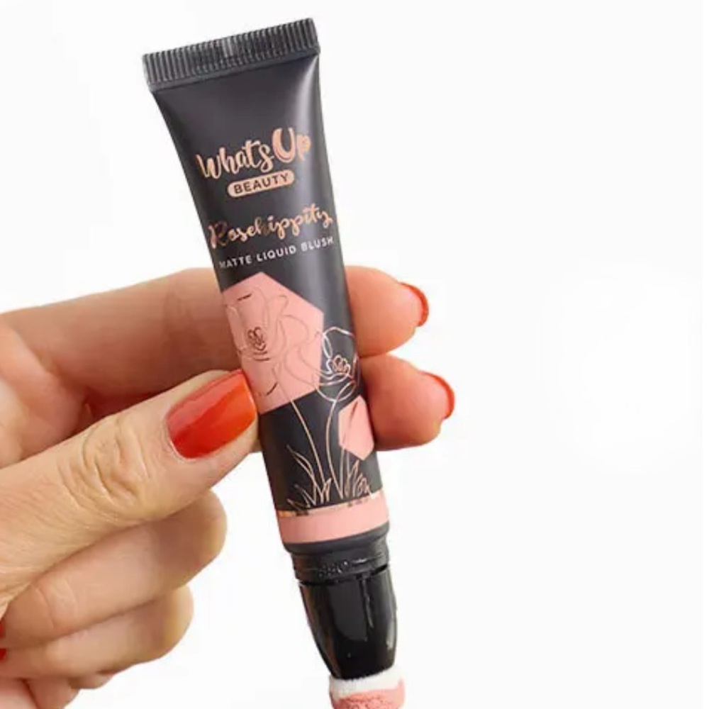 WHATS UP BEAUTY Rose Hippity MATTE LIQUID BLUSH in OSIANA Soft Pink Full Size